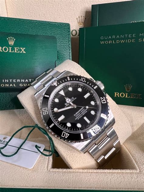 rolex submariner ohne datum gewicht|Rolex 124060.